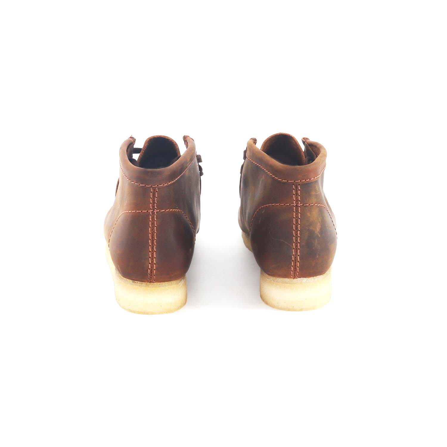 Clarks Wallabee Boot Pelle Marrone